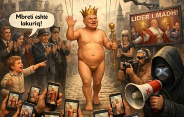 Mbreti është lakuriq!!!